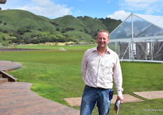 Lou Vergeer of VTC wa also visiting the CAST. We bumbed into him at the Proven Winners site.